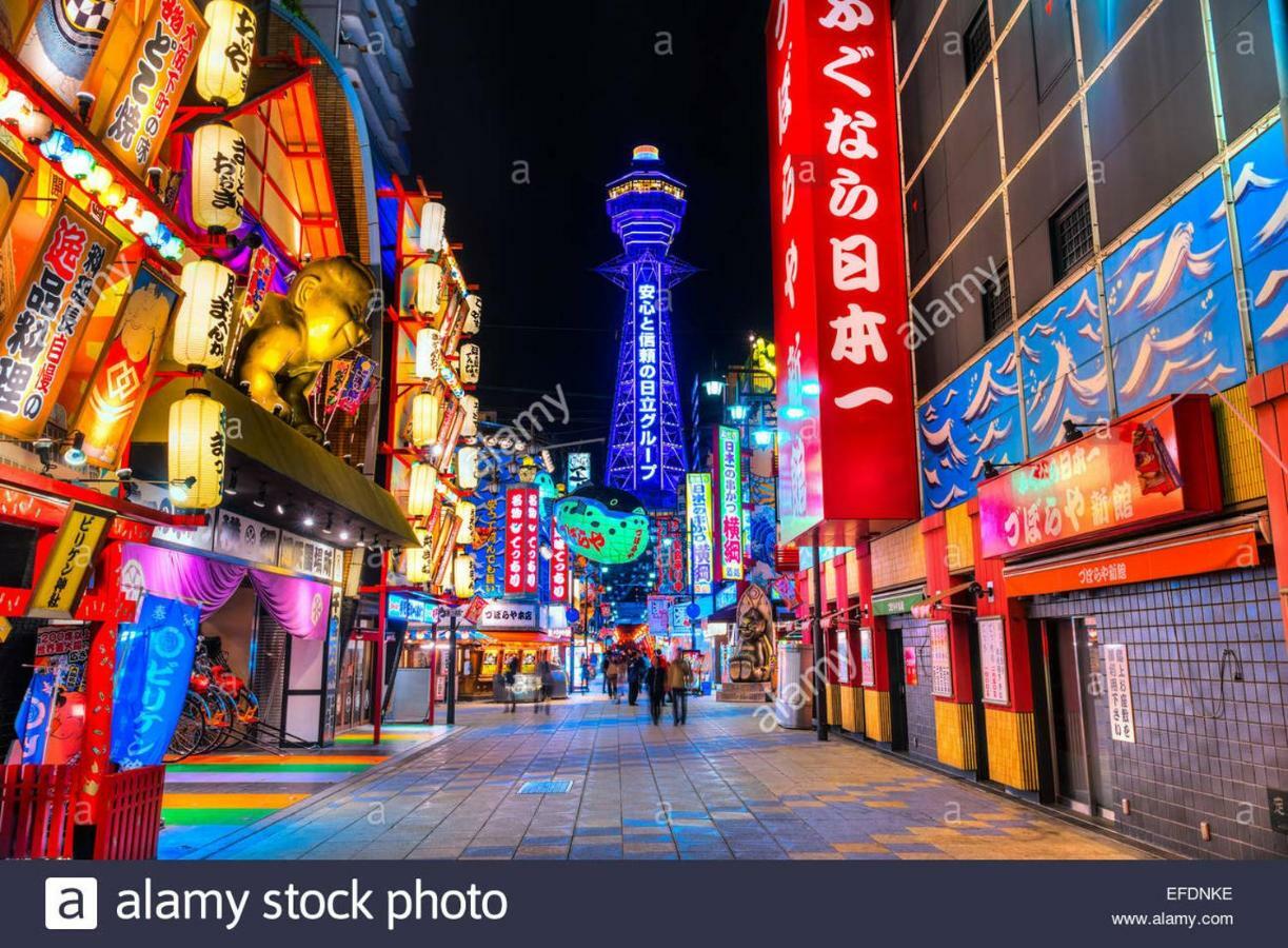 Airbnb Licensed Namba Dotonbori 1Min Max 6Pax Ōsaka Eksteriør bilde